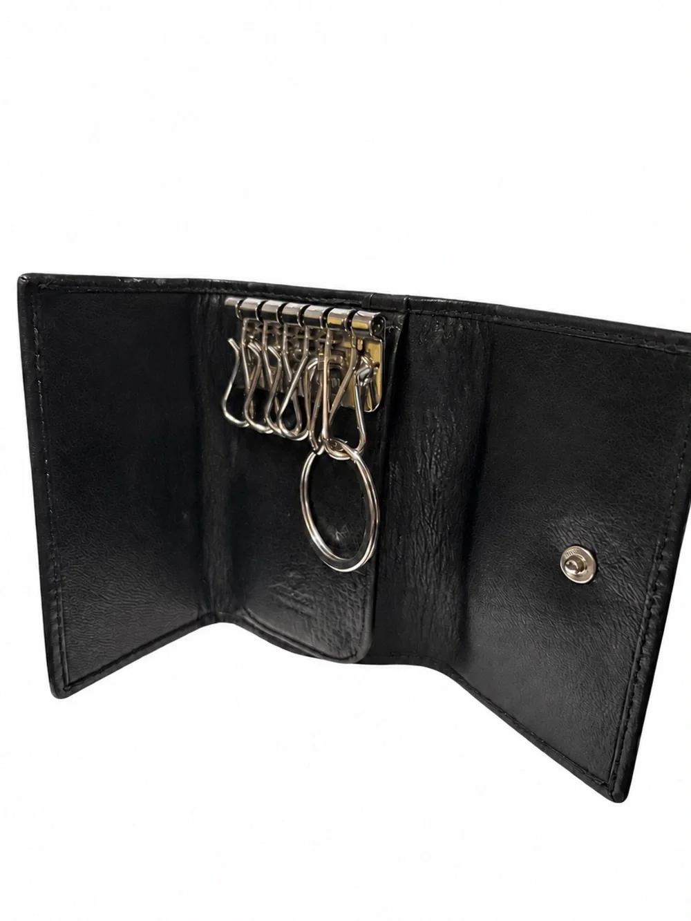 Tom Ford Gucci Black Leather Key Holder